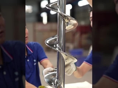 AS0001 Edelstahl Kleines flexibles Kornbohrzeug Schraubflug auf individuelle Anfrage