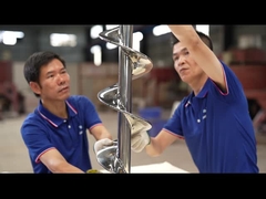 U-förmige Schlammrohr-Schraubförderer für Granulat und Getreide