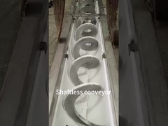OEM Custom Flexible Trough Screw Conveyor Spiral Groove Screw Auger Conveyor Übertragungssystem