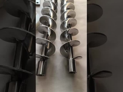 Horizontale Feder aus Edelstahl Auger Schraube hohe Präzision für flexible Schraubförderer