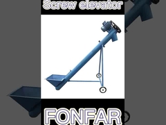 Vertikaler und geneigter Spiralförderförderer aus Edelstahl für die Getreidebearbeitung