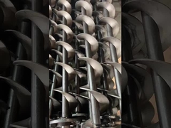 Zusammengepasste Kohlenstoffstahlgehärteter Auger für die Reinigung von Harvesterrückständen