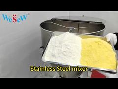 Kundenspezifischer Trockenpulvermischer-Mischer-Zuführmaschine für Lebensmittel, Getreide, Kunststoffpartikel, granulare Trocken- und Weichstoffe