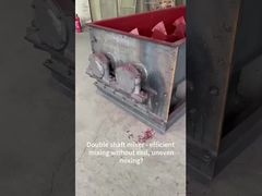 Kundenspezifischer Mehrwellen-Schneckenförderer Doppelwellenmischer - Hochleistungs-Doppelwellen-Paddelmischer für Beton