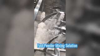 Hocheffizienter Pulvermischer aus Edelstahl