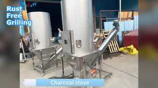 Kundenspezifischer Holzkohlegrill aus Edelstahl 304, korrosionsbeständig, oxidationsbeständig, hochtemperaturbeständig