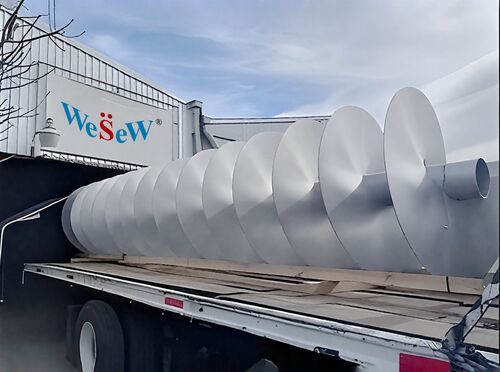 Neueste Unternehmensnachrichten über Schraubförderer Massenmaterial Handling Experten Wir bieten Ihnen alle unsere Erfahrung in Schraubförderer & Auger Flugherstellung