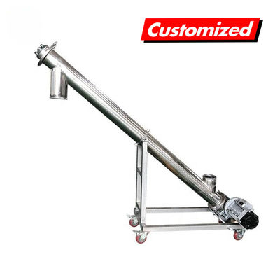 Ein guter Preis. OEM angepasster Wärmebeständiger Flexibler Schraubschrauberzufuhrer aus Edelstahl für Pulverförderer Online