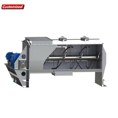 Ein guter Preis. Automatische SUS304 Edelstahlpulvermischmaschine mit U-förmigem Design und einfach zu installierender horizontaler Bandmischer Online