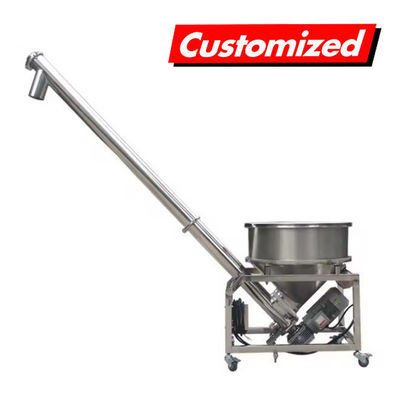 Ein guter Preis. Wärmebeständiges, anpassbares, flexibles Schraubtransporter aus Edelstahl für den Transport von Pulver und Getreide Online