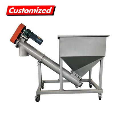 Ein guter Preis. Edelstahl Wärmebeständig Anpassbar Schraubschraubschrauber Fütterung Flexibler Schraubförderer Online