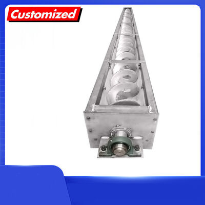 Ein guter Preis. Maßgeschneiderte Größe Edelstahl Wärmebeständig Schraubschraubförderer für die Materialbearbeitung Online