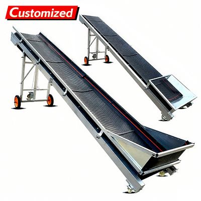 Ein guter Preis. 20ft Mobile Belt Conveyor System 1.1KW Motor for Construction Waste Online
