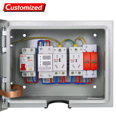 Ein guter Preis. IP55 wasserdichtes Verteilfach mit 220V/380V Nennspannung und mit gestohlener Sperre für industrielle Anwendungen Online