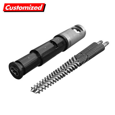 Ein guter Preis. Einfachschraubende konische Zwillingschraubfässer Extrusionsmaschine Schraubfässer Satz Online