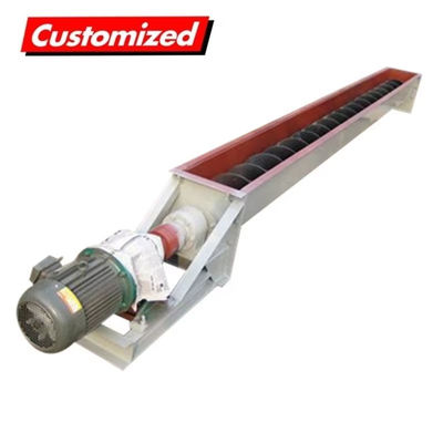 Ein guter Preis. OEM Custom Flexible Trough Screw Conveyor Spiral Groove Screw Auger Conveyor Übertragungssystem Online