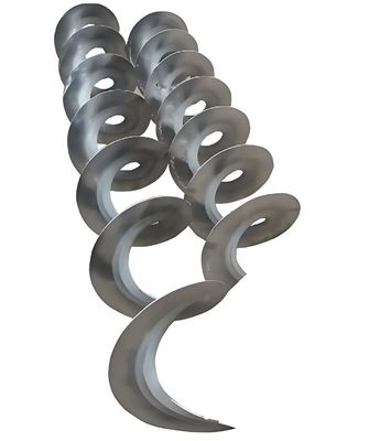 Ein guter Preis. Hochpräzisions-Edelstahl-Spiralblattmaschine für kundenspezifische Durchmesser von wellenlosen Schneckenförderern Online