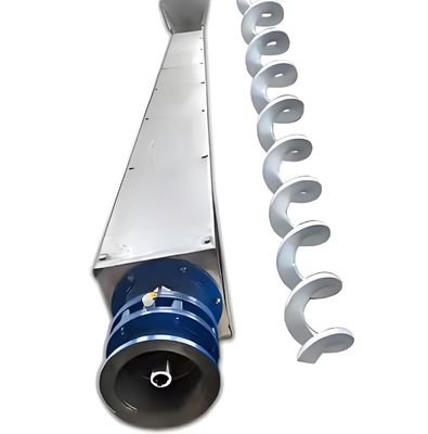 Ein guter Preis. U-förmiger Stainless Steel Shaftless Spiral Conveyor mit vollständig geschlossenem Design für eine effiziente Materialbearbeitung Online