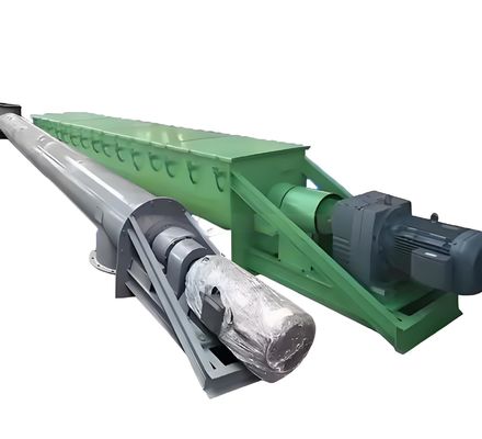 Ein guter Preis. Vertikal geneigter Spiralförderer in U-Form mit anpassbaren Abmessungen, hitzebeständigem Material und automatischer Steuerung Online