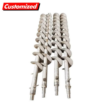 Ein guter Preis. Hitzebeständige, kundenspezifische Schnecken und Wendelflügel aus Edelstahl für industrielle Anwendungen Online