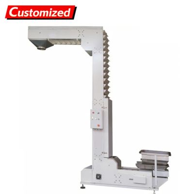 Ein guter Preis. Anpassungsanlage SUS304 Edelstahl Vertikal Z-Typ Eimer Aufzug Lifting Hoisting Conveyor Hersteller für Baustoffwerkstätten, Maschinenreparaturwerkstätten, Fertigungsanlage Online