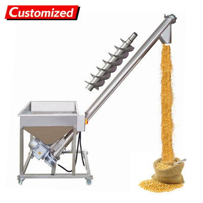 Ein guter Preis. oem Electric Screw Conveyor Inclined Spiral Auger Screw Conveyor Pipe Auger Feeder Conveyor Powder Particles Loading Machine 1.7m Conveyor Height Online