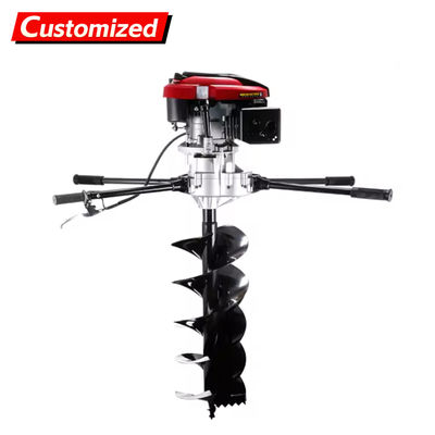 Ein guter Preis. OEM-Bohrmaschine für kommerzielle Zwecke, Erdbohrmaschine, Sandbohrmaschine, Erdbohrmaschine mit verschiedenen Größen, Erdbohrmaschine für Baumlöcher, geeignet für Landbohrungen und Baumlochbohrungen Online