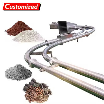 Ein guter Preis. Maßgeschneiderter vollständig geschlossener Rohrkettenförderer industrieller Rohrförderer, geeignet für Zement-, Mehl- und Aschenanlagenhersteller. Online