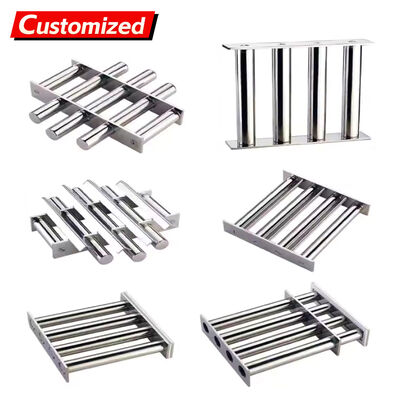 Ein guter Preis. Anpassung von Permanent Strong Magnet Grid 12000 Gauss Neodym Bar Rod Separator Edelstahlfilter Hochmagnetischer Hopper Gittermagnet für Lithiumbatterien Hersteller, Fabriken,und verarbeitende Industrie Online