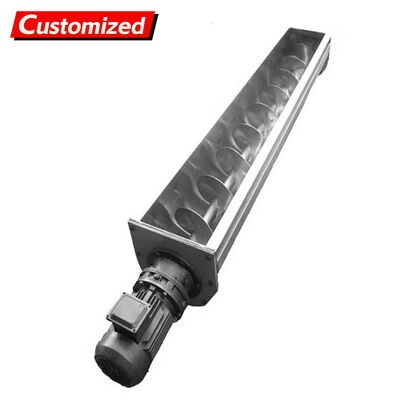 Ein guter Preis. Spezial-Schneckenförderer aus Edelstahl, wellenlos/mit Welle/Doppelwellen-Typen, korrosionsbeständig für granulare/pulverförmige Materialien, Bergbau-Schneckenförderer Online