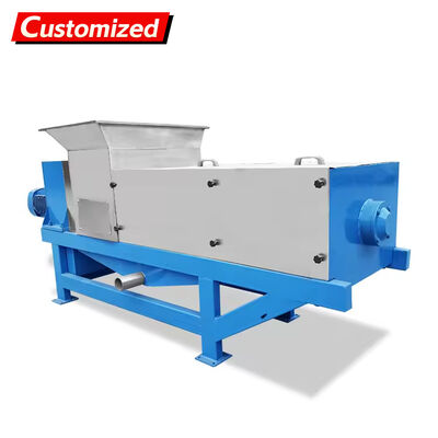 Ein guter Preis. Kundenspezifischer hydraulischer Entwässerungsapparat für Edelstahl-Lebensmittelabfälle aus Zuckerrohr-Zellstoff / Frucht- & Gemüsesaftpresse mit Schneckenpresse, Entwässerungsapparat, gewerblich Online