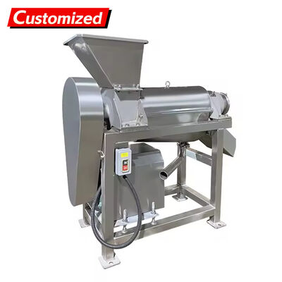 Ein guter Preis. Spezialanfertigung Gewerbliche Edelstahl Obst- und Gemüsesaftpresse Schneckenpresse Fruchtfleischpresse Beeren-, Nuss- und Wurzelgemüse-Entsaftungsgeräte Mechanisches Entsaftungssystem Online