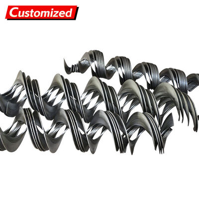 Ein guter Preis. Kundenspezifische Spiralklingen aus Kohlenstoffstahl/Edelstahl Konstruktion, verschleißfest und korrosionsbeständig, unerlässlich für industrielle Förderanlagen, geeignet für die Lebensmittel-/Chemische Industrie, effizientes Fördern, sicher Online