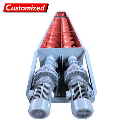 Ein guter Preis. OEM-Doppelwellen-Schraubförderer aus Kohlenstoffstahl/Edelstahl-Konstruktion, verschleißfest, korrosionsbeständig, Industrie-Pulver/Granulat, das Fliegenasche transportiert,Ausrüstung für die Handhabung von Zementpartikeln Online