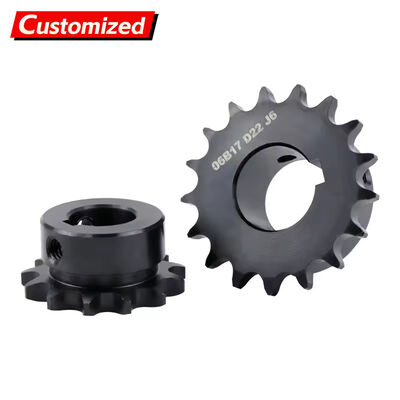 Ein guter Preis. Custom 45# Stahlsprocket mit 21-30 Zähnen   ISO Standard Roller Chain Sprocket für Präzisionsmaschinen Online