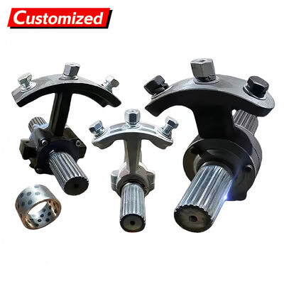 Ein guter Preis. Zwischenlager aus schwarzem Aluminium für Schraubförderer mit 320 mm Schraubenlagerschalen für Pulvermetallurgie Online