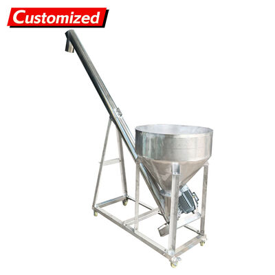 Ein guter Preis. Kundenspezifische Edelstahl-Schneckenförderer mit Trichter für lebensmitteltaugliche Materialhandhabung Online