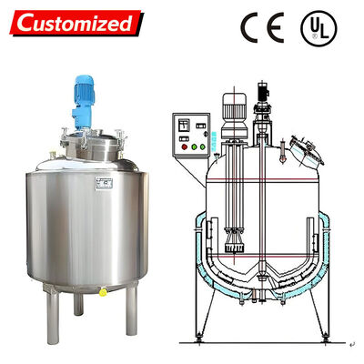 Ein guter Preis. 500L/1000L Edelstahl-Homogenisierer und Dispergierer für chemische Schlamm und Flüssigkeitsmischung Online