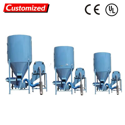 Ein guter Preis. Benutzerdefinierte Hochleistungs-Vertikal-Futtermühle mit 300-2000 kg/h für die Geflügel- und Viehfutterverarbeitung Online