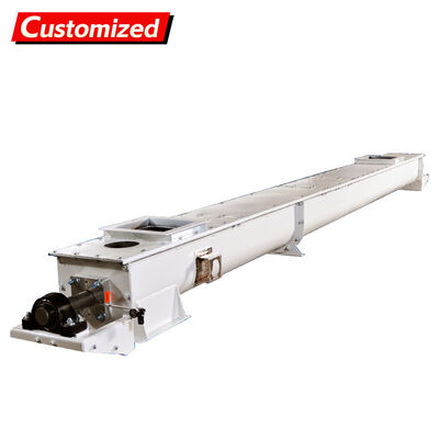 Ein guter Preis. Wärmebeständiger Trough Screw Auger Conveyor mit mehreren Ein- und Ausgängen und anpassbarer Länge für die Behandlung von Trockenmasse Online
